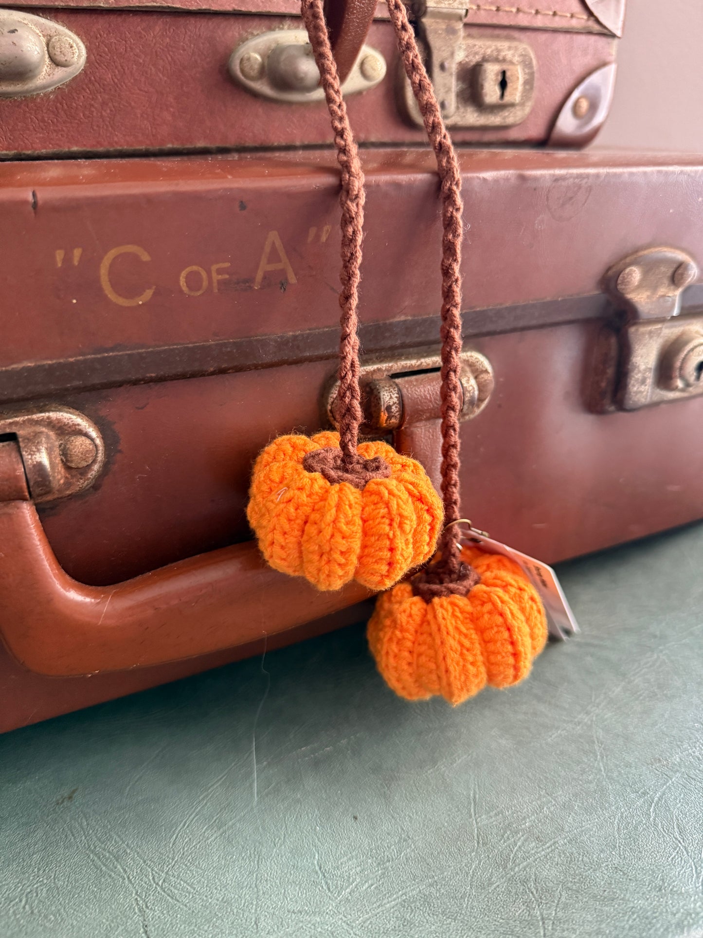 Crochet Amigurumi Charm — Decorative Car & Bag Accessory