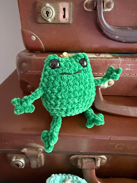 Crochet Squeaky Frog Prince