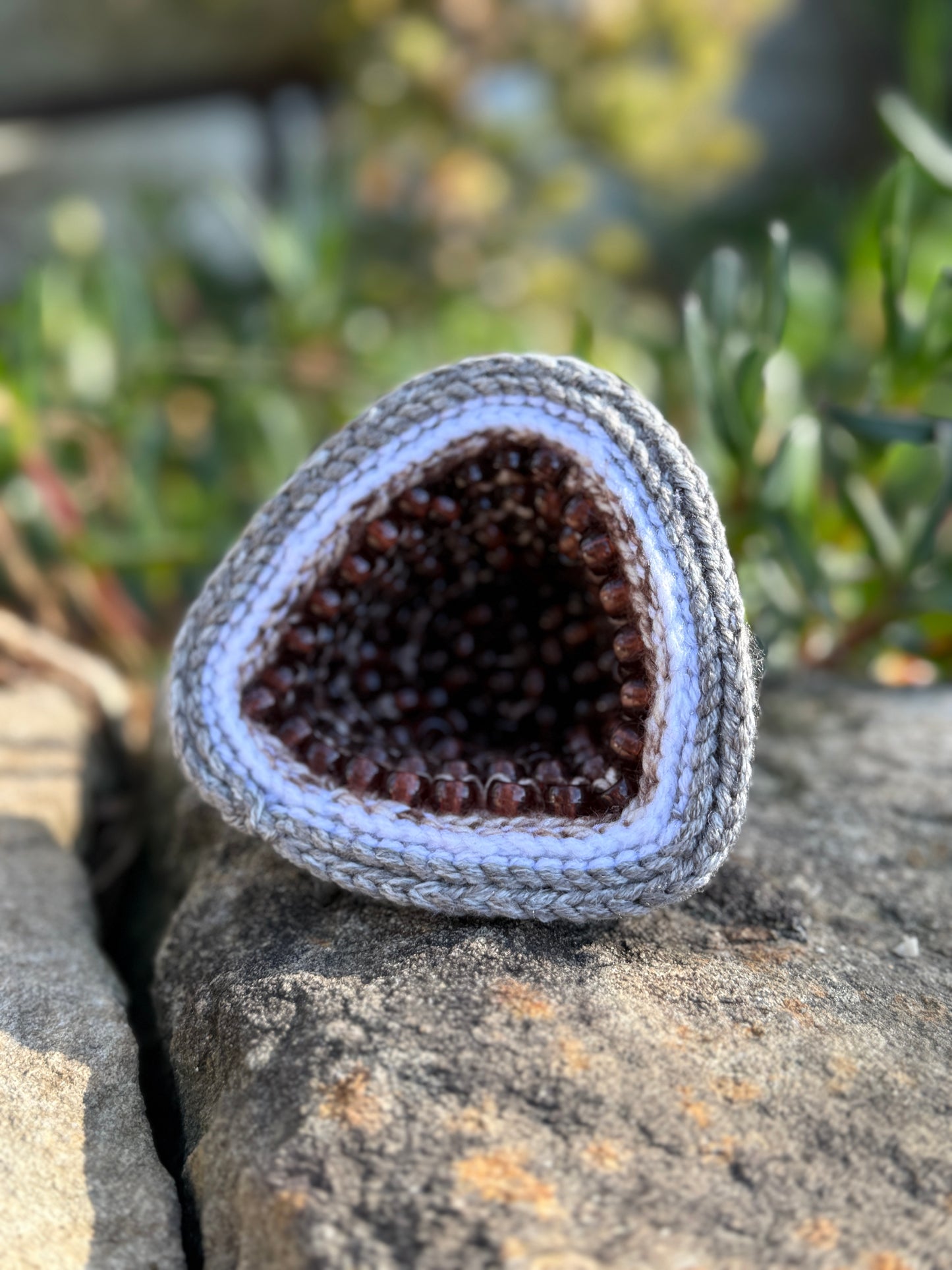 Crochet Crystal Geode - Medium