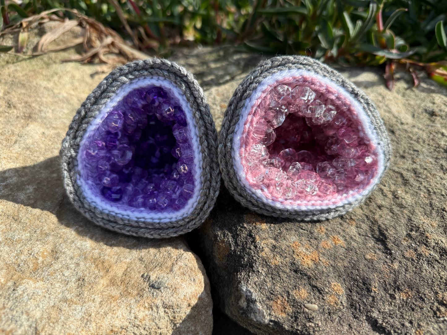 Crochet Crystal Geode - Medium