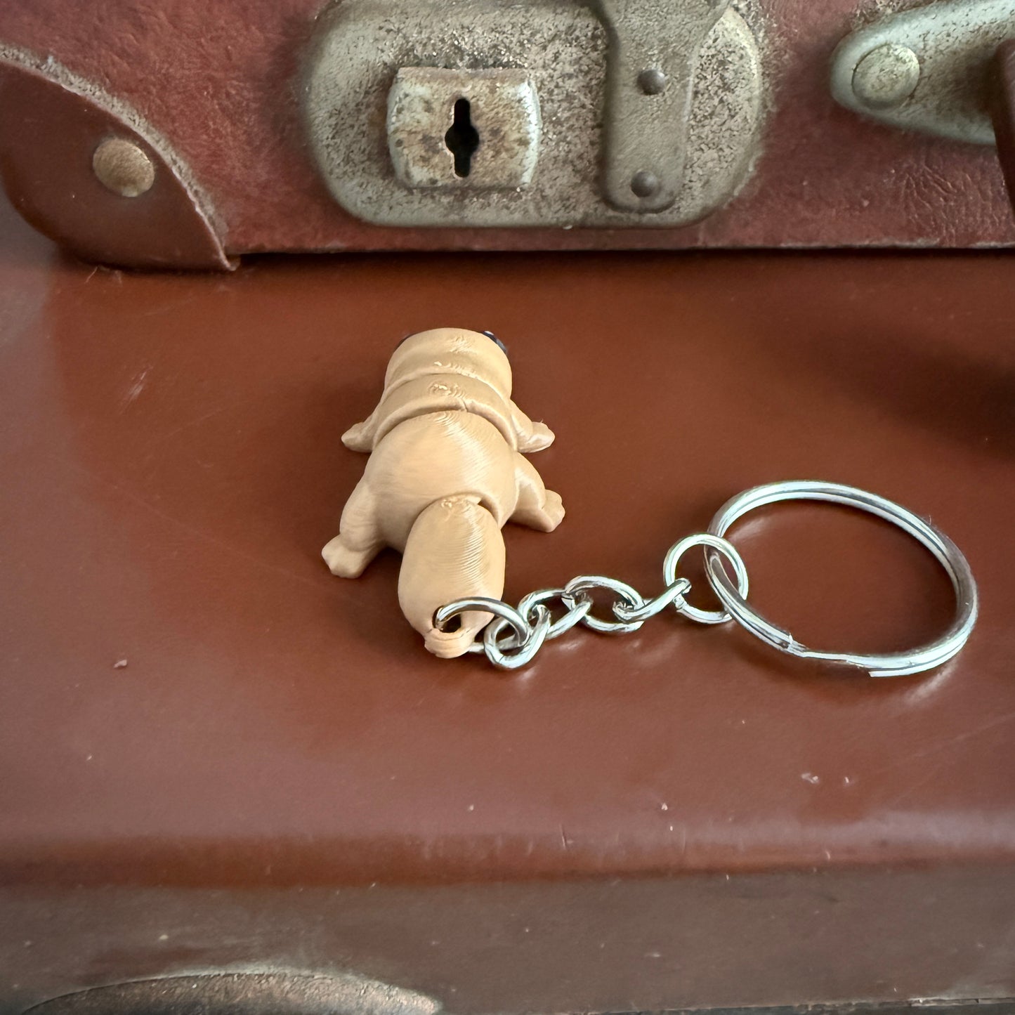 Jiggle Pet Plastic 3D Print Keychain - Platypus