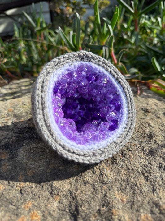Crochet Crystal Geode - Medium