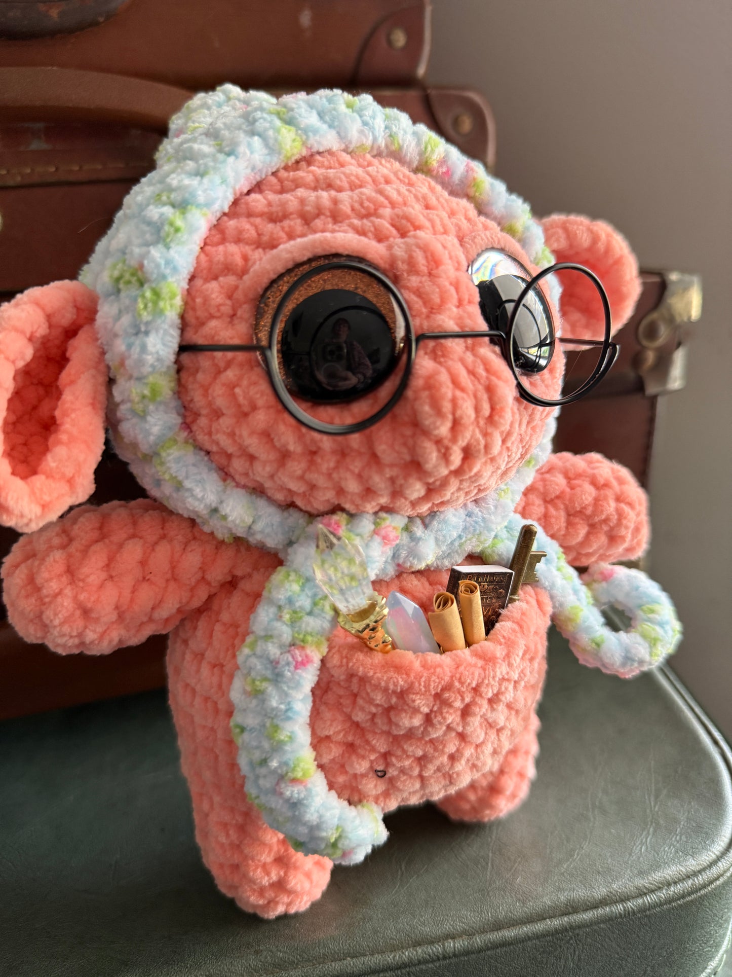 Glimmer Goblin — Handcrafted Crochet Plush (With Official Release Papers)