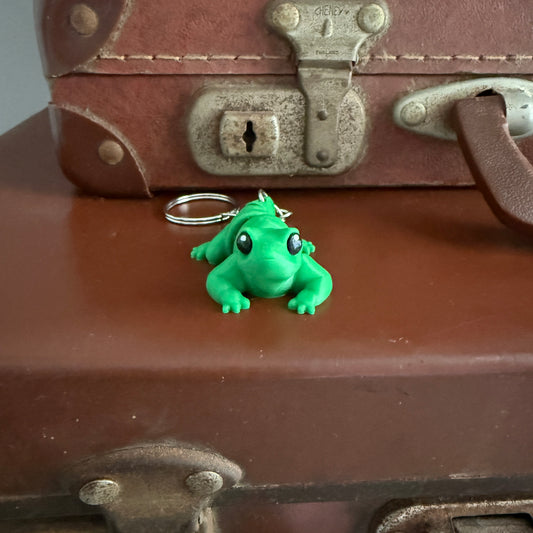 Jiggle Pet Plastic 3D Print Keychain  - Lizard