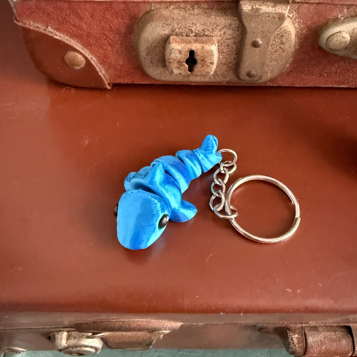 Jiggle Pet Plastic 3D Print Keychain - Shark
