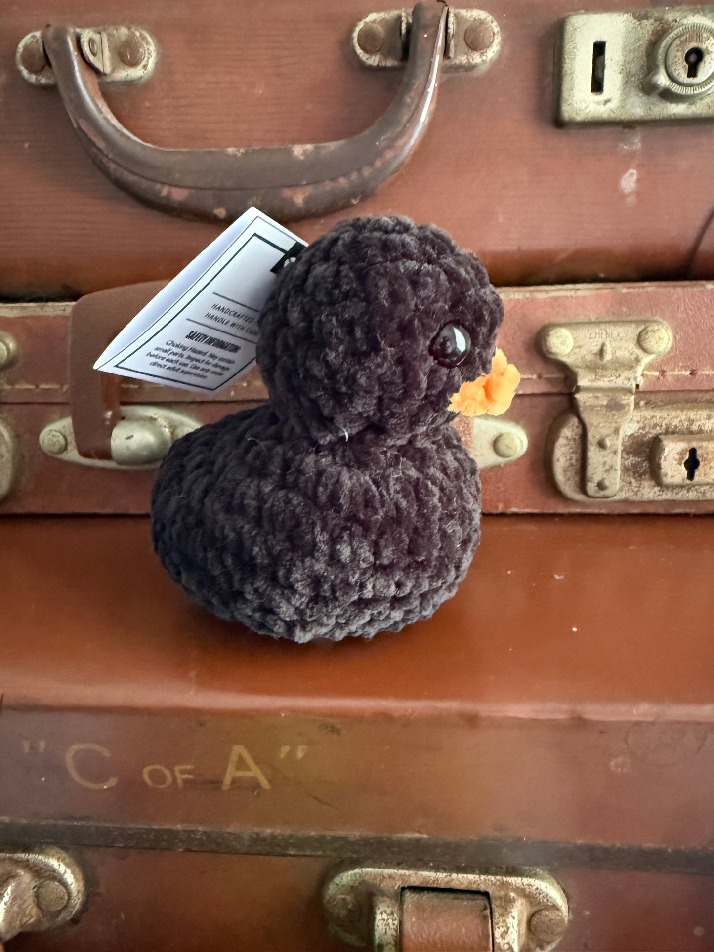 Crochet Squeaky Not so Rubber Ducky