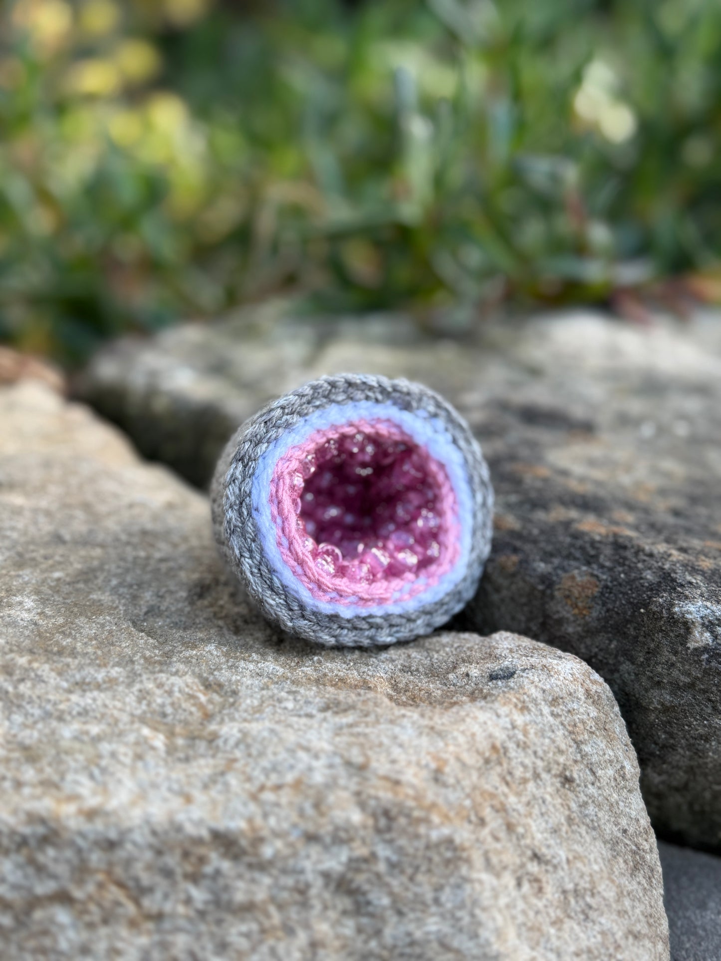 Crochet Crystal Geode - Small