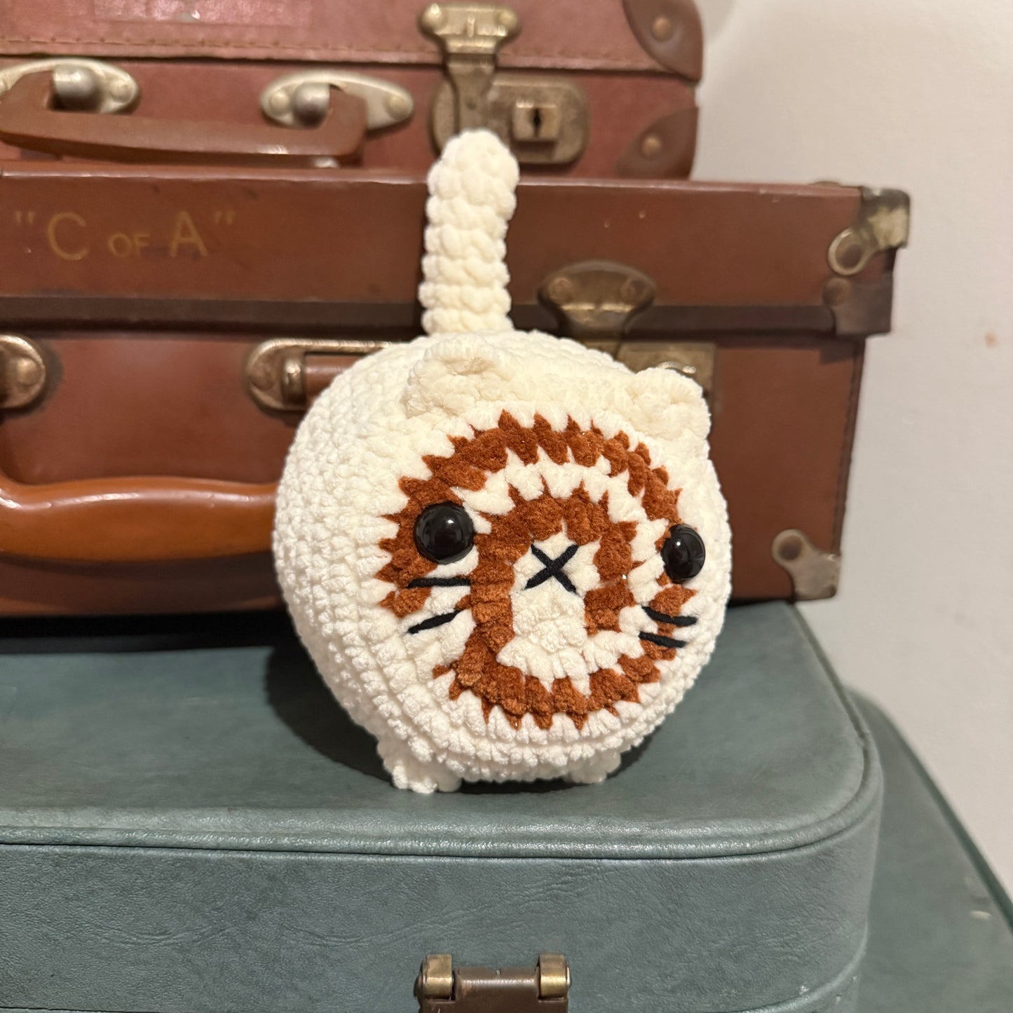 Crochet Loaf Kitty Cat Plush