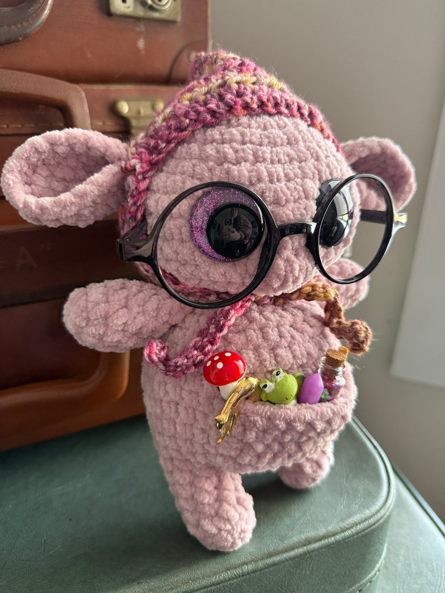 Glimmer Goblin — Handcrafted Crochet Plush (With Official Release Papers)