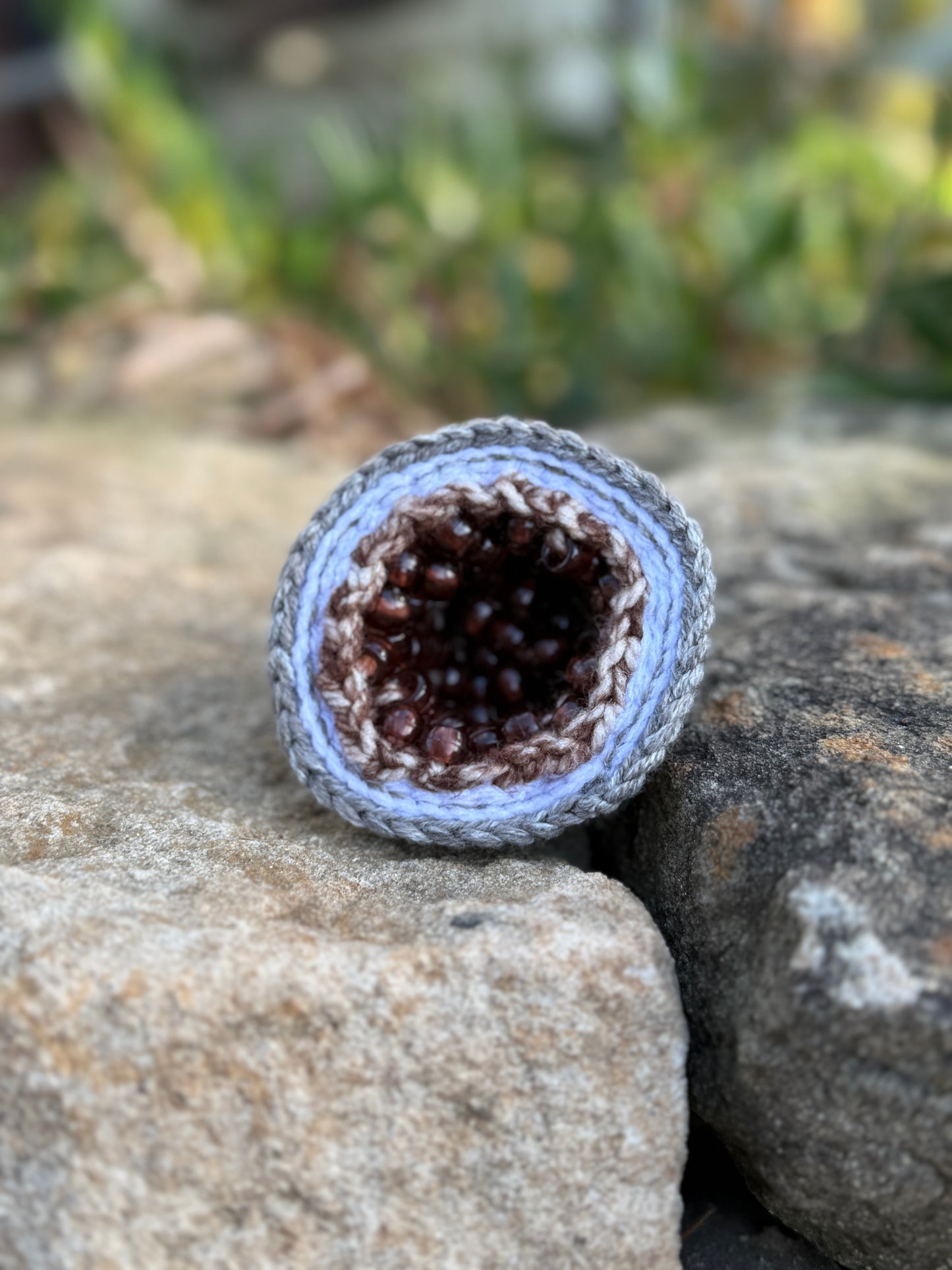 Crochet Crystal Geode - Small