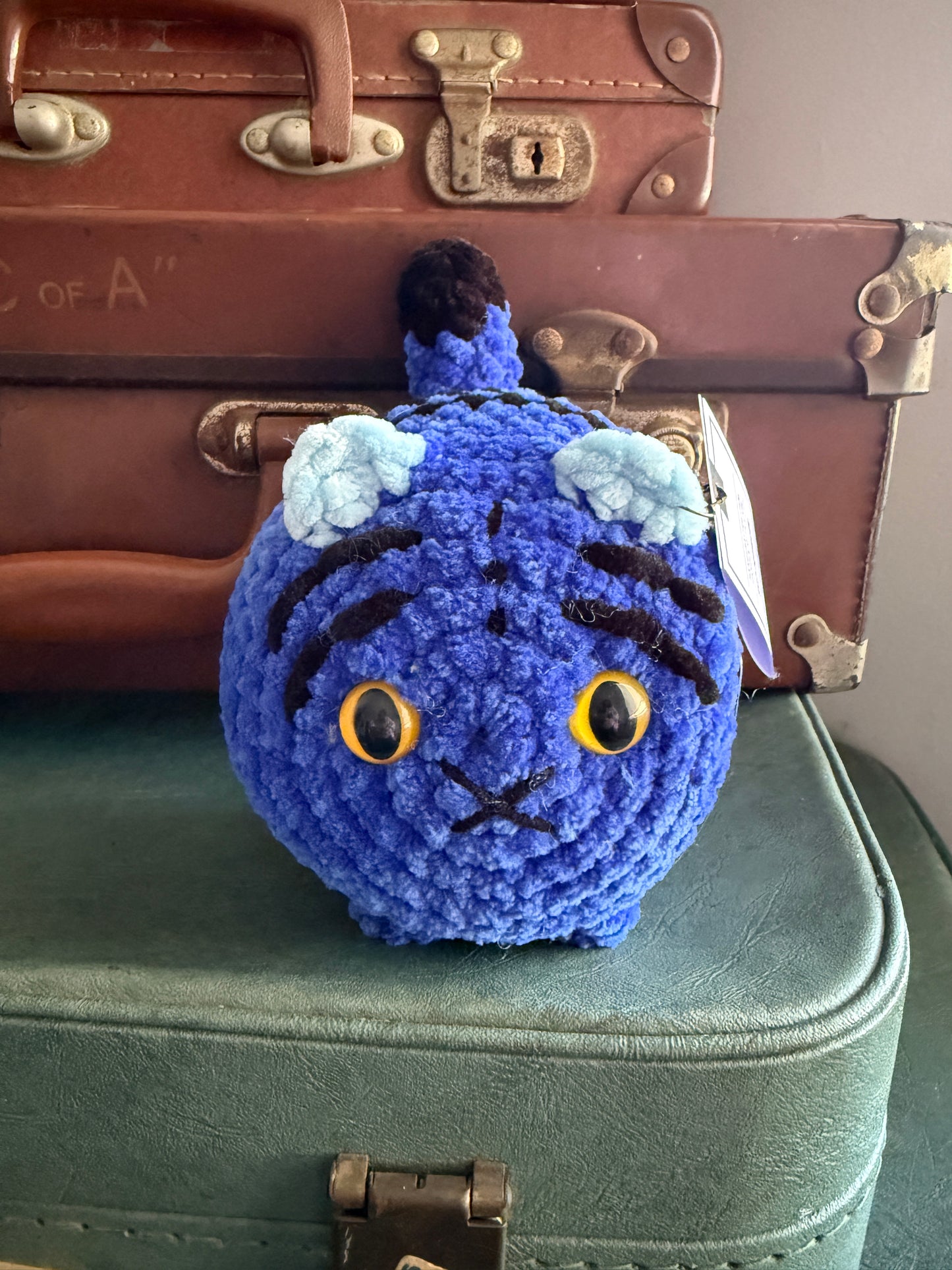 Crochet Loaf Kitty Cat Plush