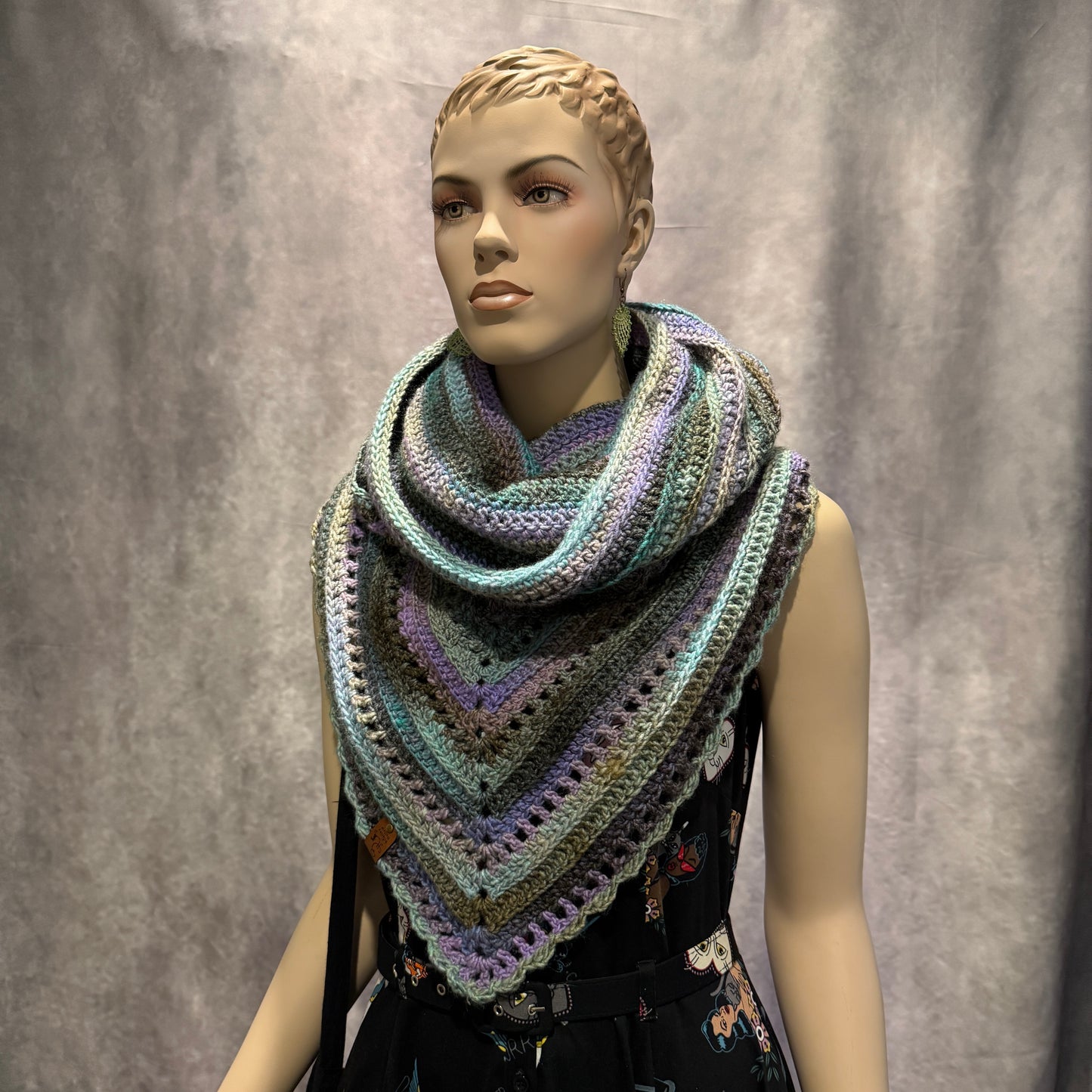 Oleander Hooded Scarf - Crochet Cowl