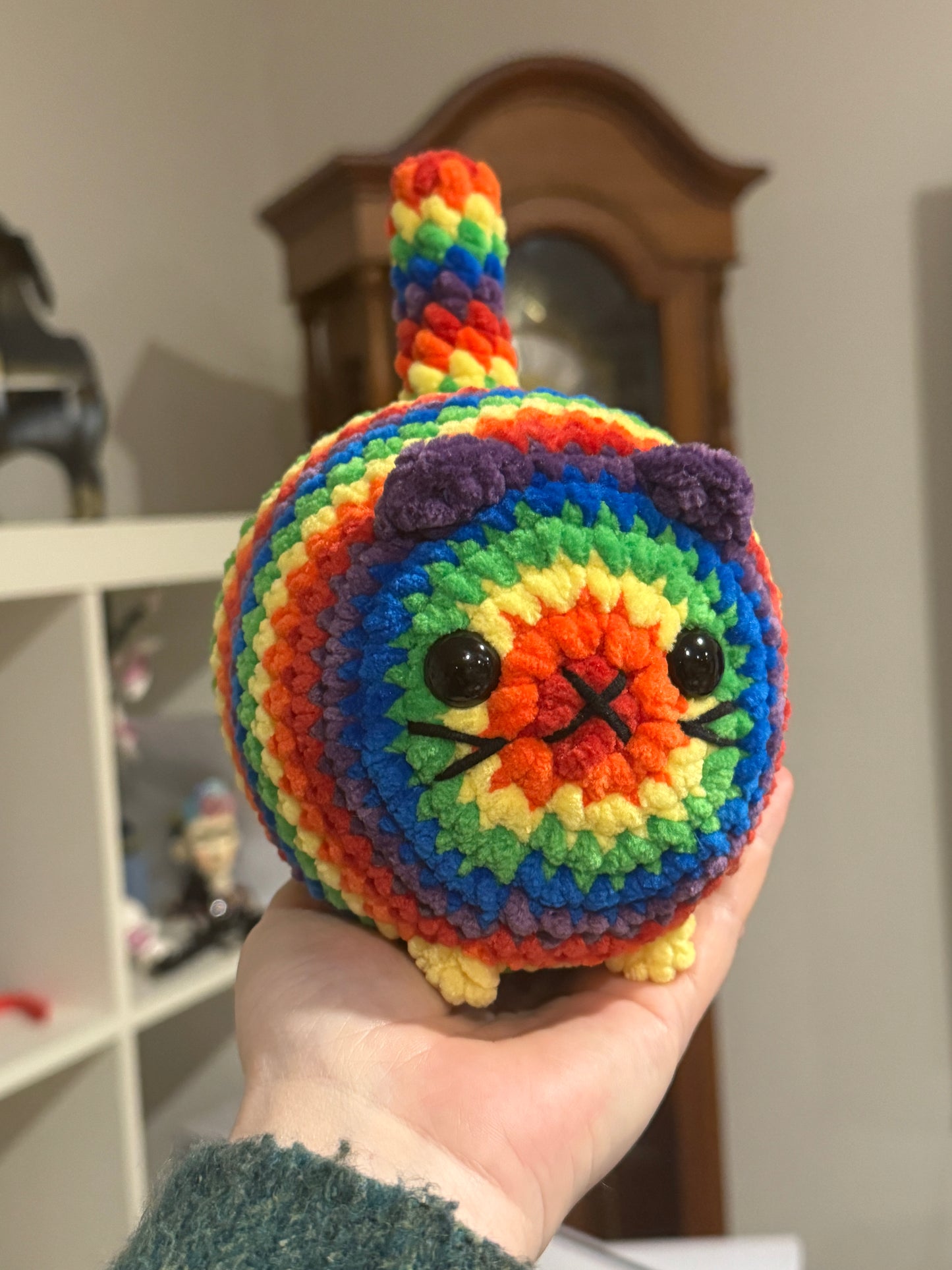 Crochet Loaf Kitty Cat Plush