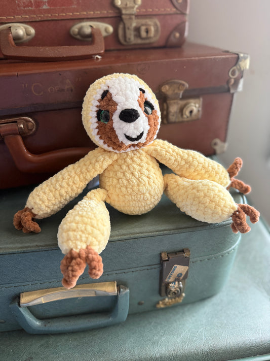 Sammy The Sloth Crochet Plush