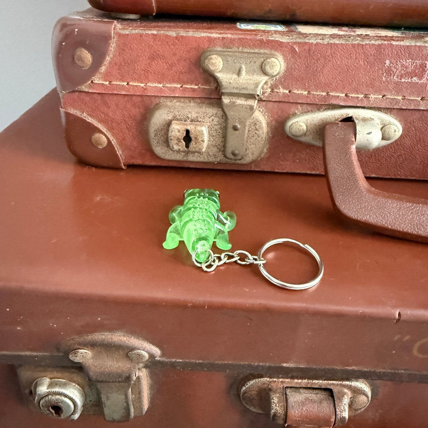 Jiggle Pet Resin 3D Print Keychain - Crocodile