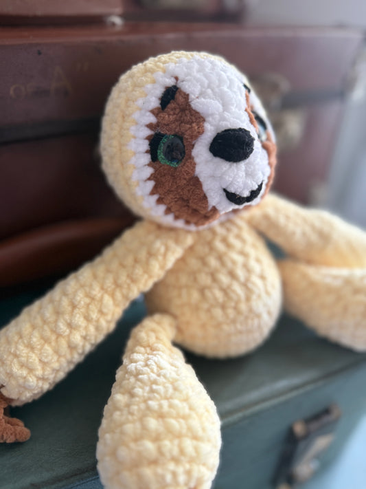 Sammy The Sloth Crochet Plush