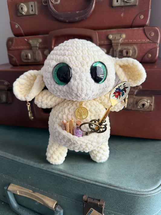 Glimmer Goblin — Handcrafted Crochet Plush (With Official Release Papers)