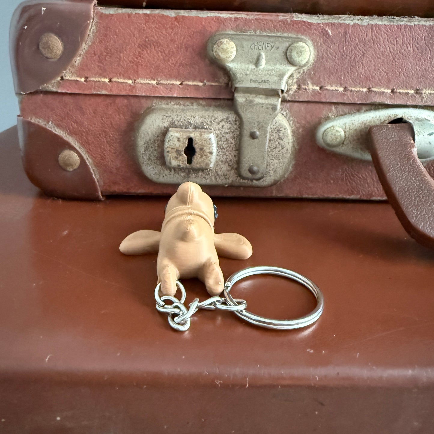Jiggle Pet Plastic 3D Print Keychain  - Pterodactyl Dinosaur