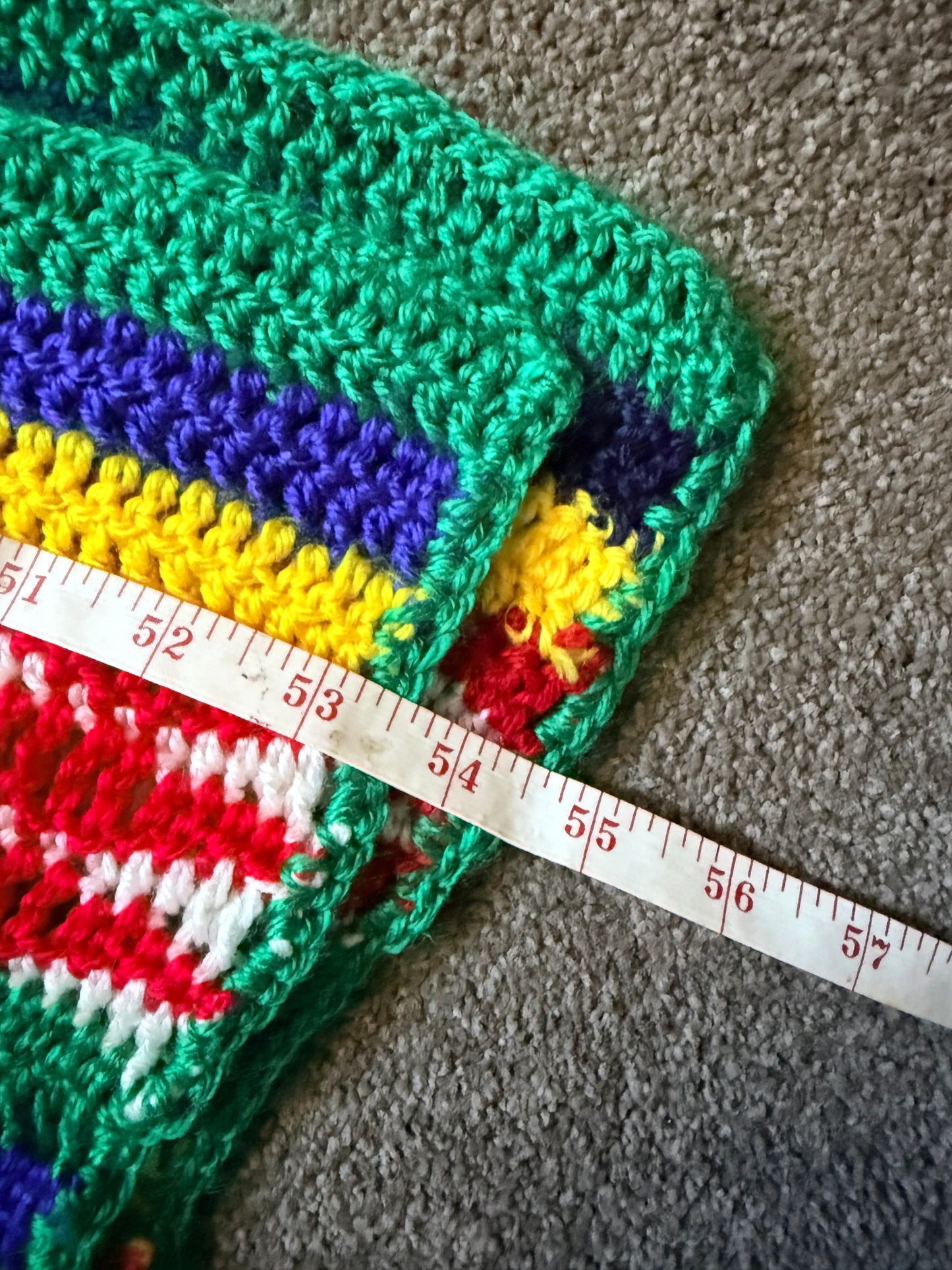 Handmade Crochet Acrylic Blanket – Wave Stitch Style – Handmade by Lyndsay