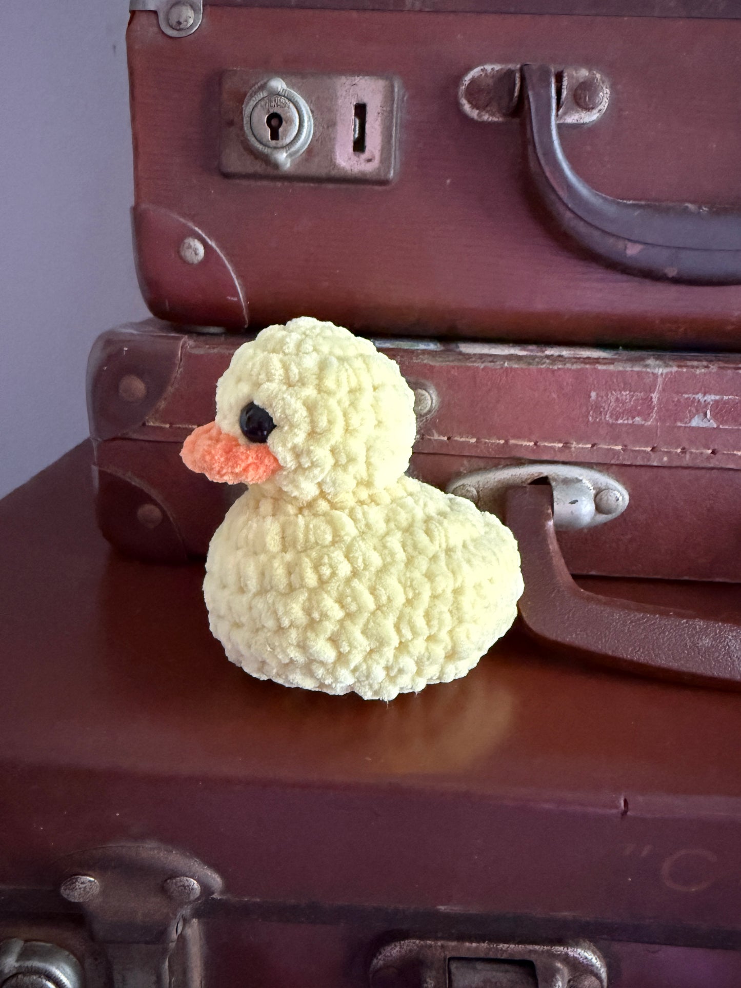Crochet Squeaky Not so Rubber Ducky