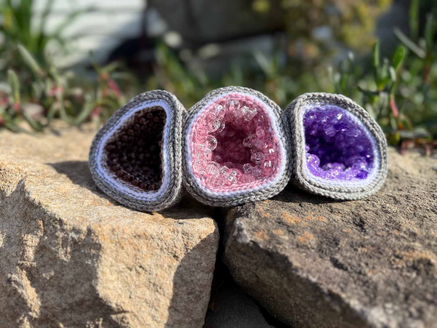 Crochet Crystal Geode - Medium