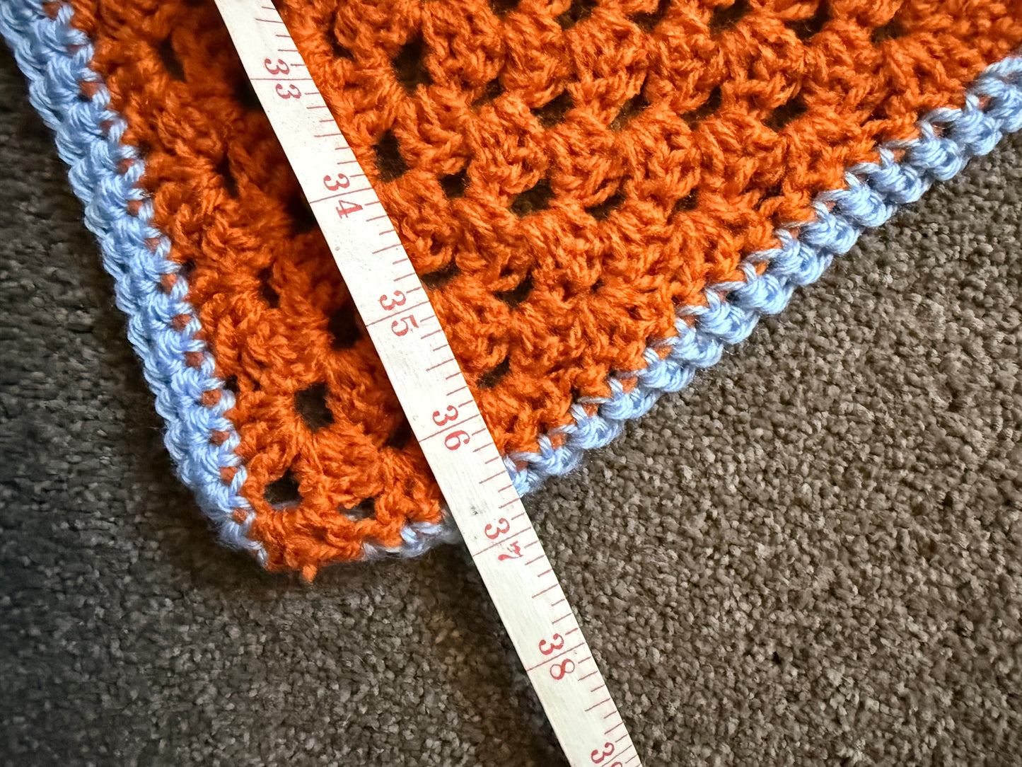 Patchwork Granny Rectangle Crochet Blanket – Handmade by Lyndsay