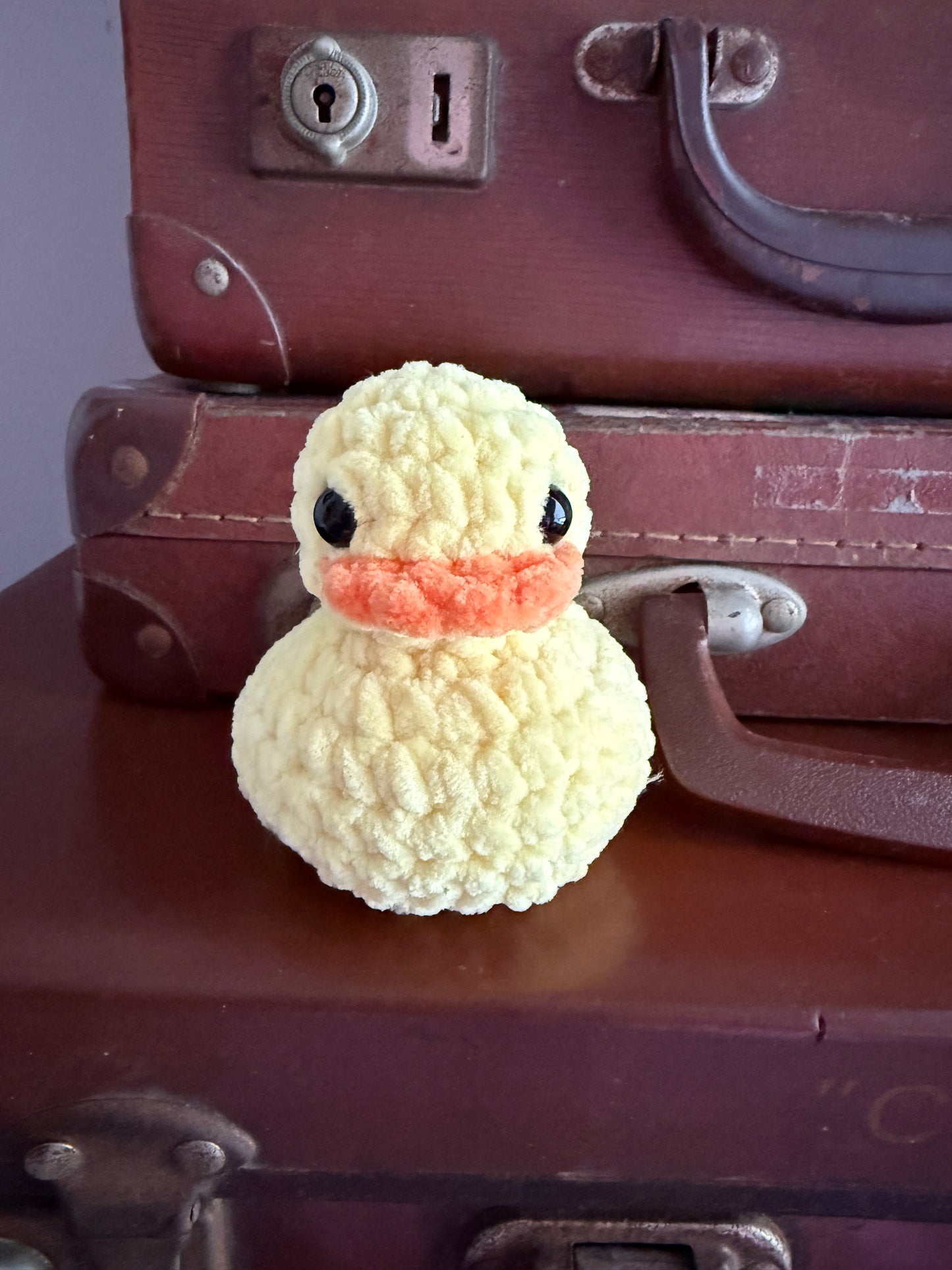 Crochet Squeaky Not so Rubber Ducky