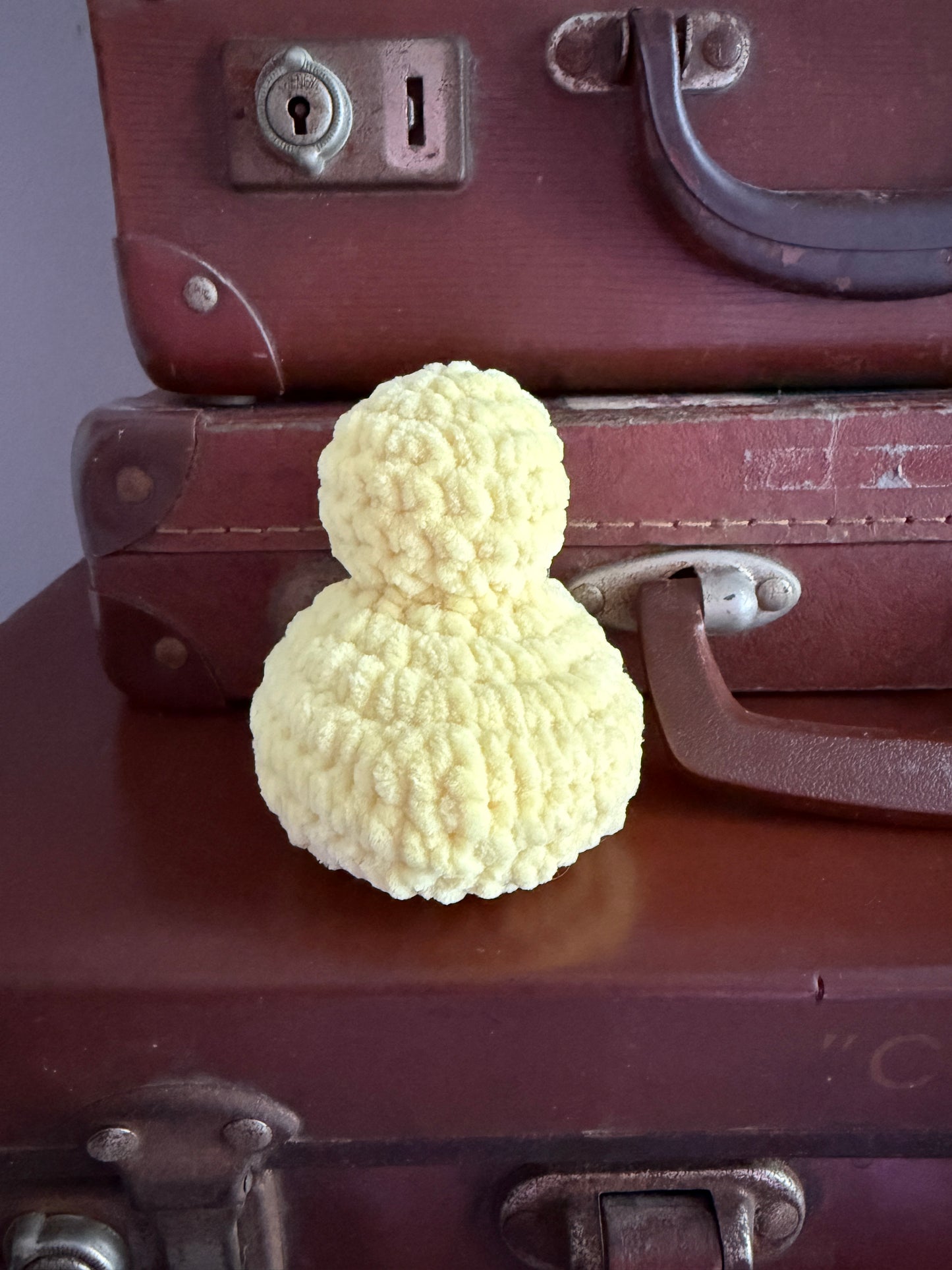 Crochet Squeaky Not so Rubber Ducky