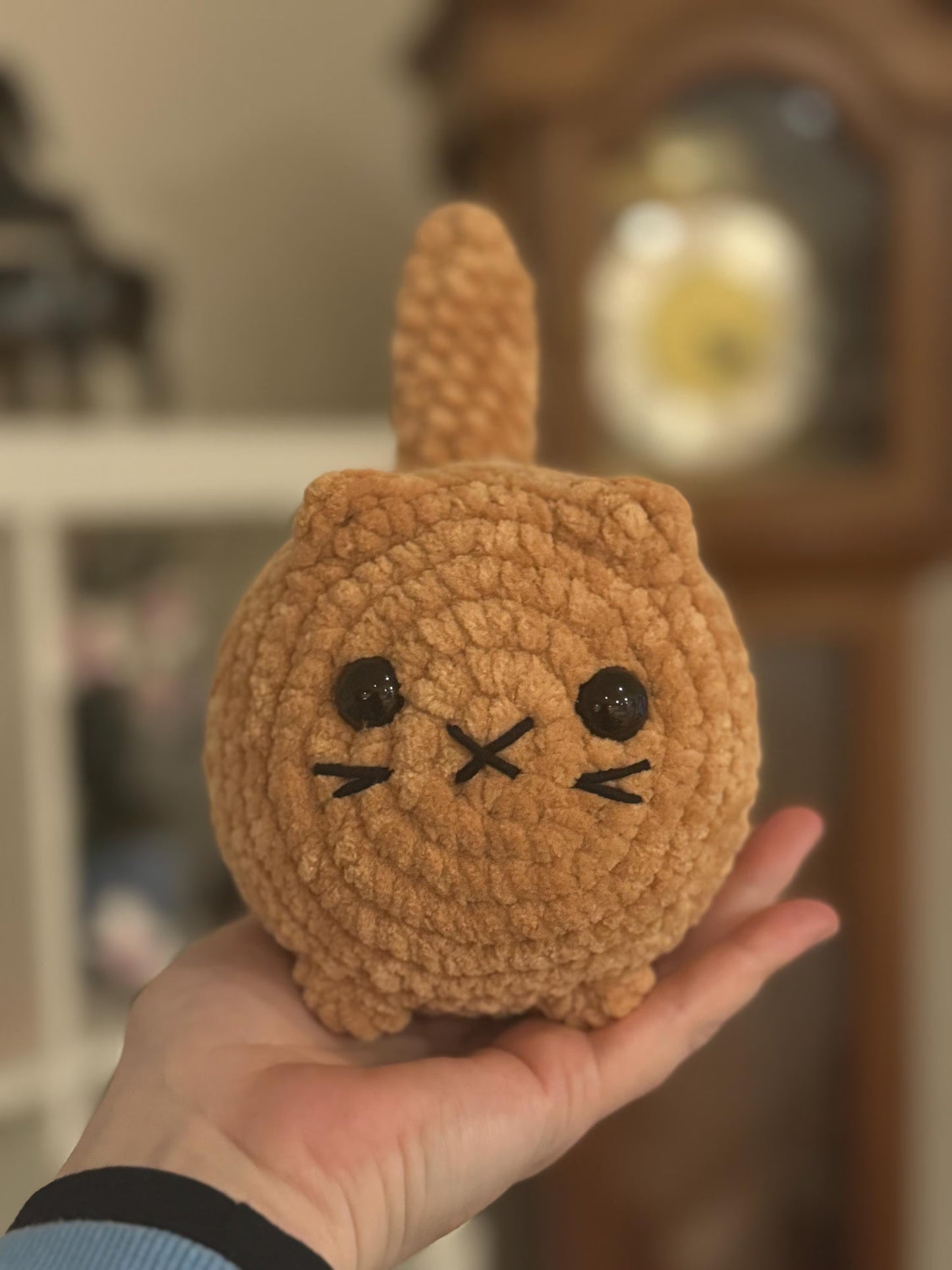 Crochet Loaf Kitty Cat Plush